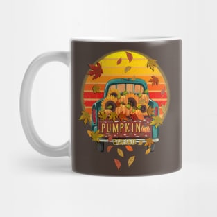 Fall Pumpkin Truck Autumn Pumpkin Squad Mug